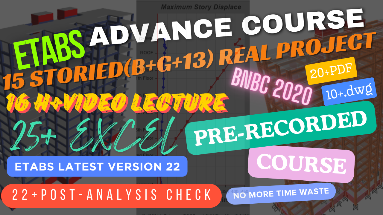 ETABS Advance Course: 15 Story Building